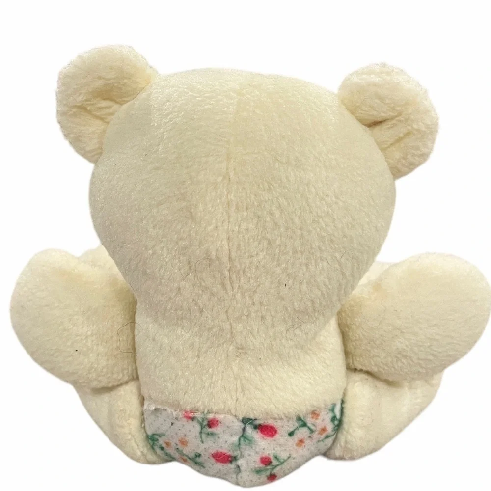 Fisher Price Briarberry Bear Baby Julie Plush Vintage Stuffed Animal Yellow 1999